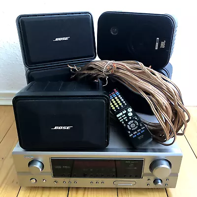 Kaufen DENON 7.1ch Home Theater Receiver & 5 Speakers (BOSE X3 + JBL X2) • 175€