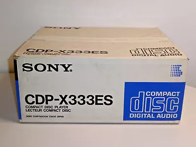 Kaufen Sony CDP-X333ES High-End CD-Player Schwarz OVP&NEU, 2 Jahre Garantie • 2,999.99€