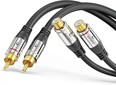 Kaufen Sonero Premium 3,00m RCA Cinch Verlängerung Audio Kabel Subwoofer HiFi Anlage Ve • 17.69€